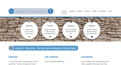 Desktop Screenshot of hantusch-natursteine.de